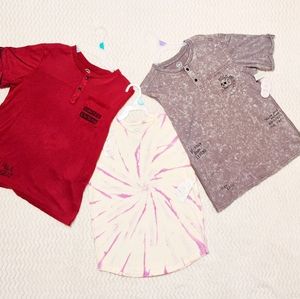 NWT Boys Short Sleeve Tees; Lot of Three